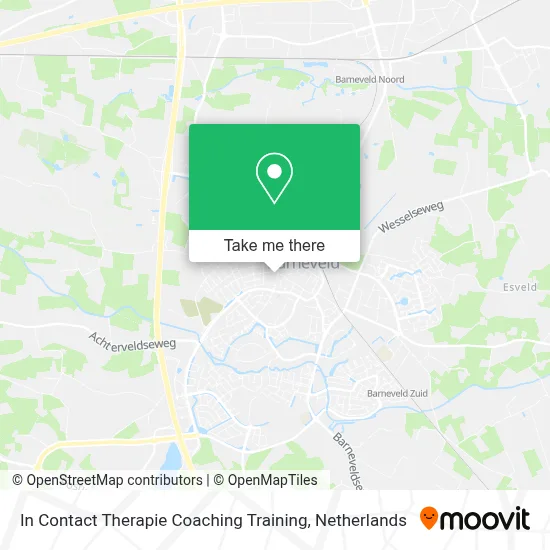 In Contact Therapie Coaching Training map