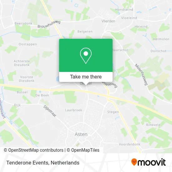 Tenderone Events map