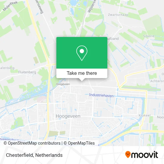 Chesterfield map