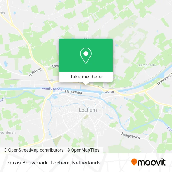 Praxis Bouwmarkt Lochem map