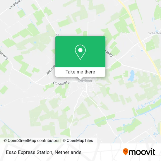 Esso Express Station map