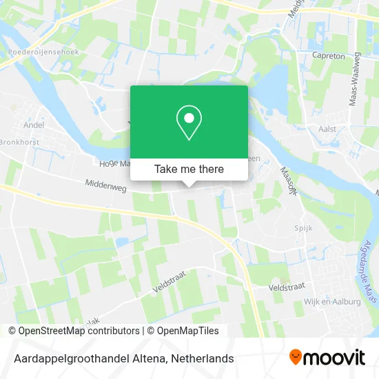 Aardappelgroothandel Altena map