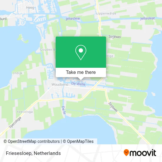 Friesesloep map