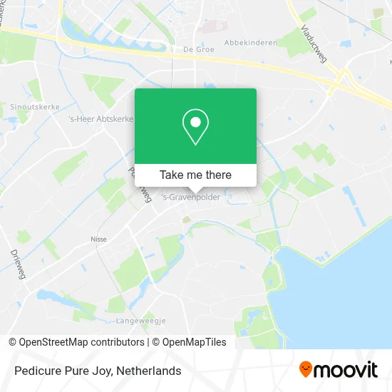 Pedicure Pure Joy map