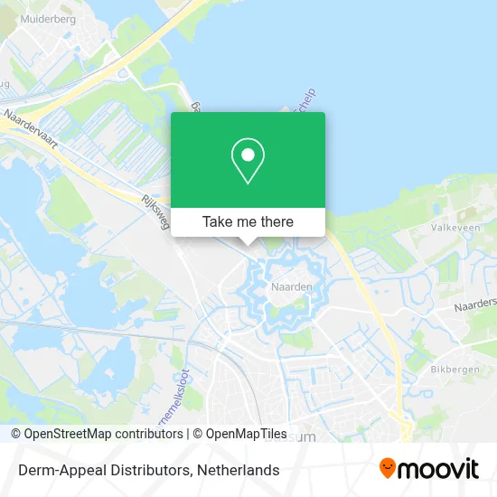 Derm-Appeal Distributors map