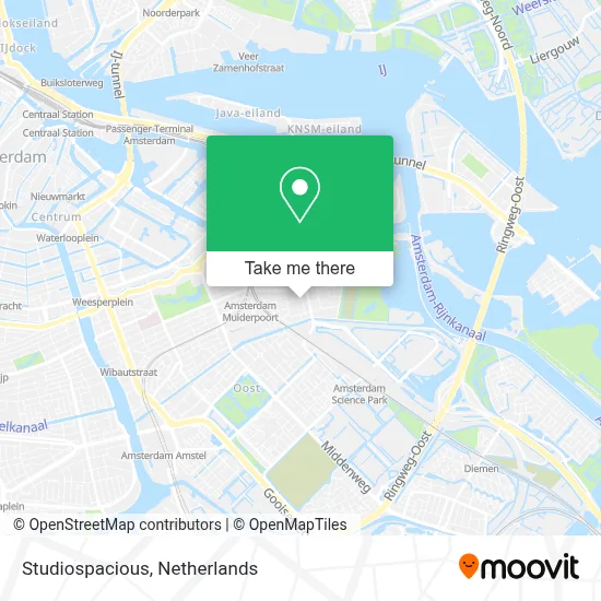 Studiospacious map