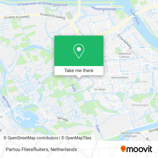 Partou Flierefluiters map