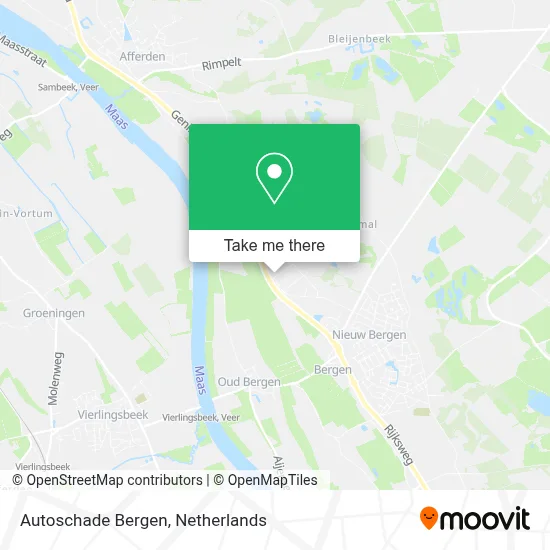 Autoschade Bergen map