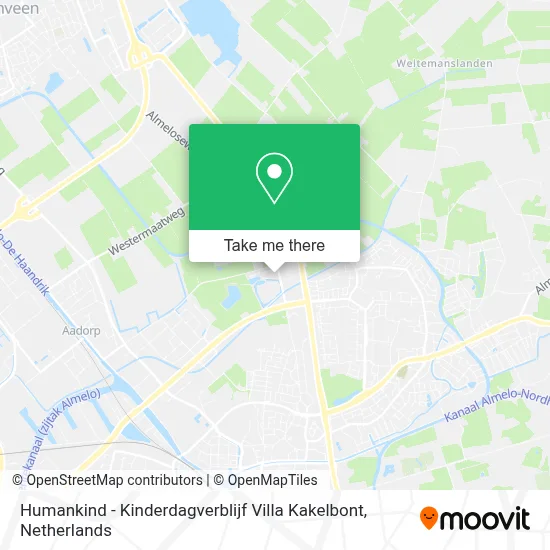 Humankind - Kinderdagverblijf Villa Kakelbont map