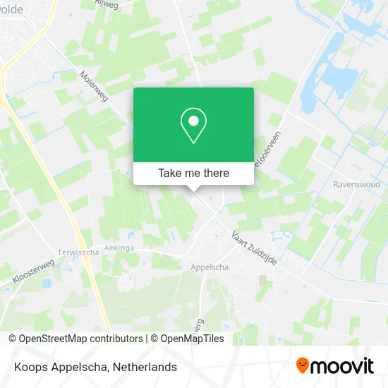 Koops Appelscha map