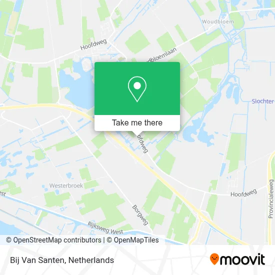 Bij Van Santen map