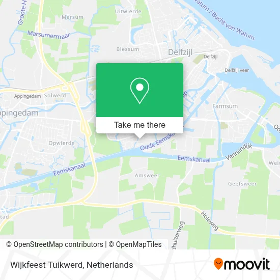 Wijkfeest Tuikwerd map