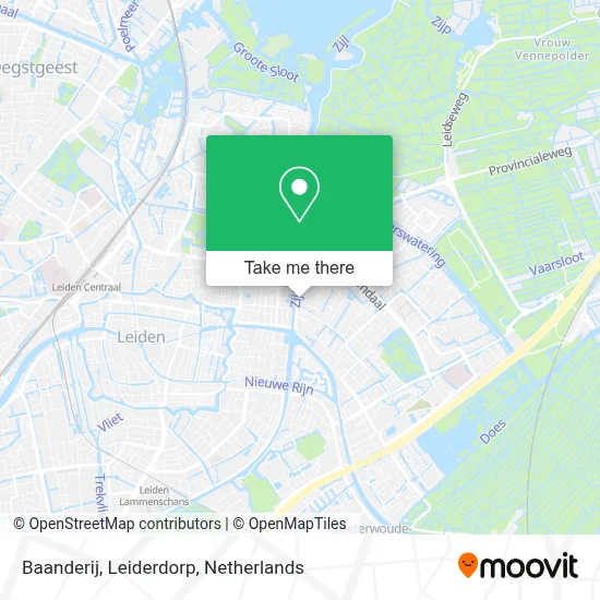 Baanderij, Leiderdorp map