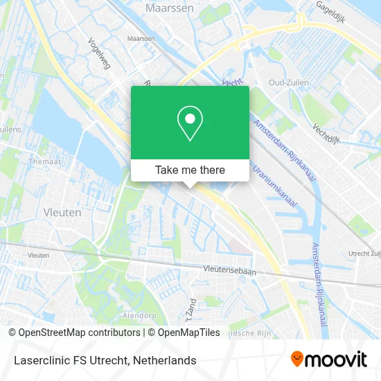 Laserclinic FS Utrecht map