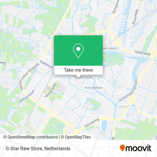 G-Star Raw Store map