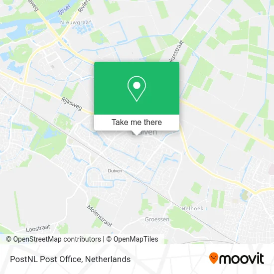 Postnl Postkantoor map