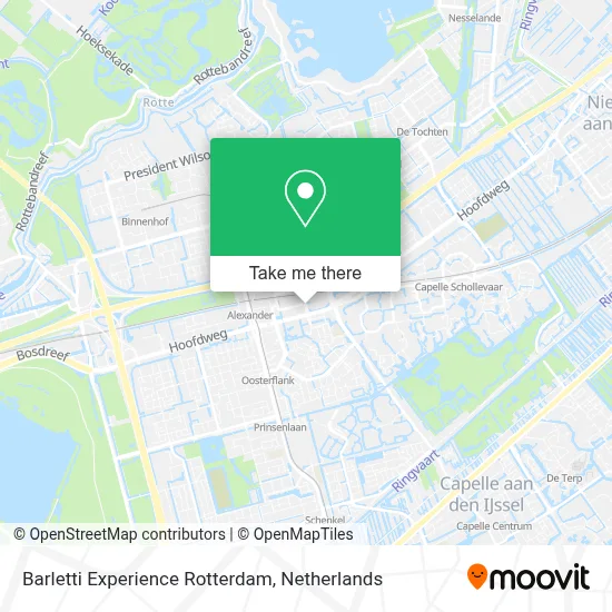 Barletti Experience Rotterdam map