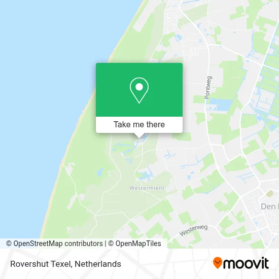 Rovershut Texel map