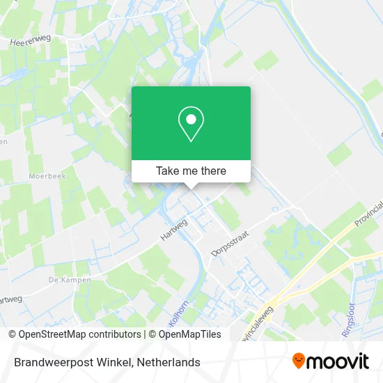 Brandweerpost Winkel map