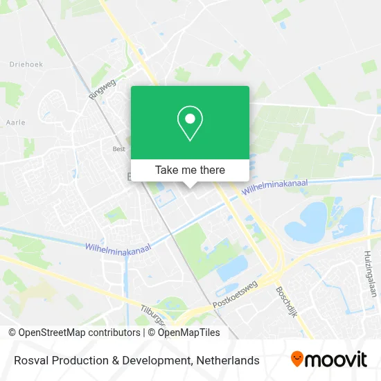Rosval Production & Development map