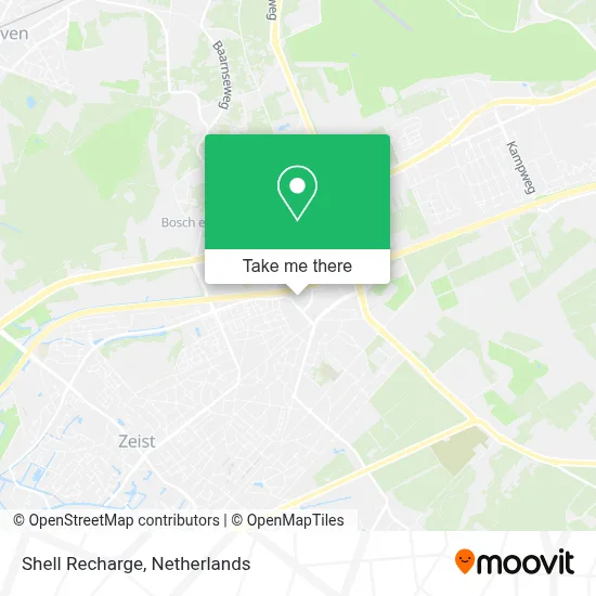 Shell Recharge map