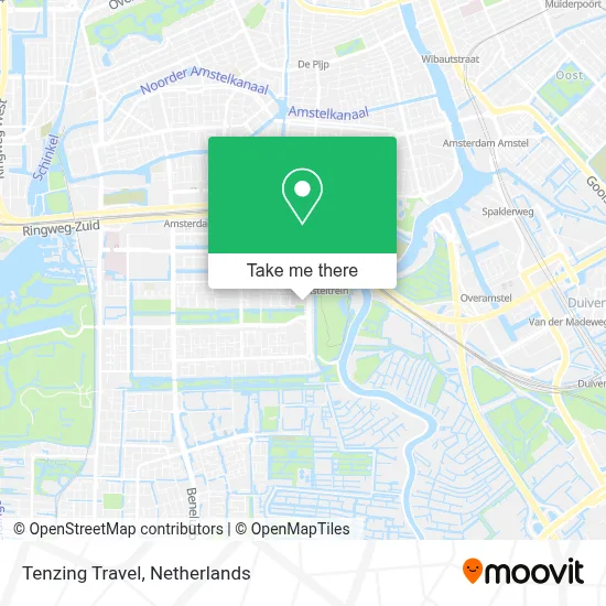 Tenzing Travel map