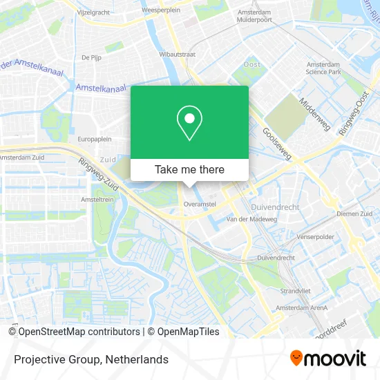 Projective Group map