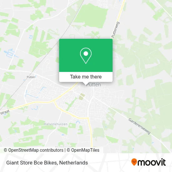 Giant Store Bce Bikes map