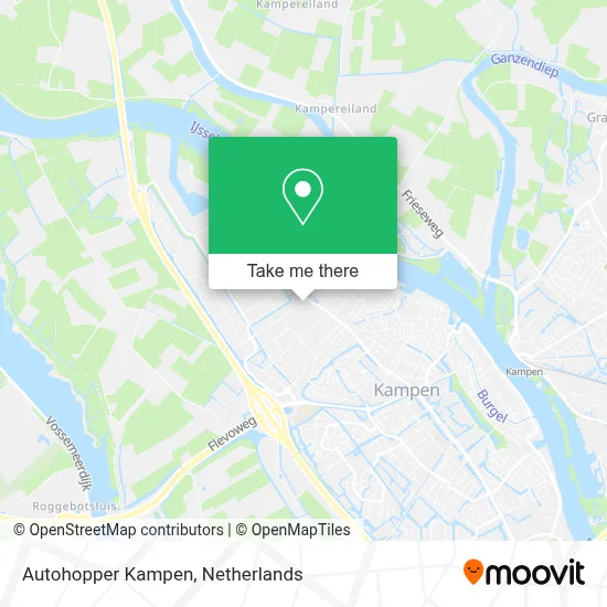 Autohopper Kampen Karte