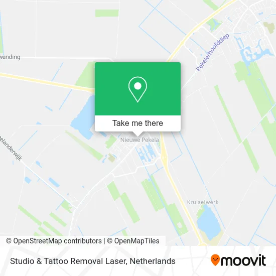 Studio & Tattoo Removal Laser map