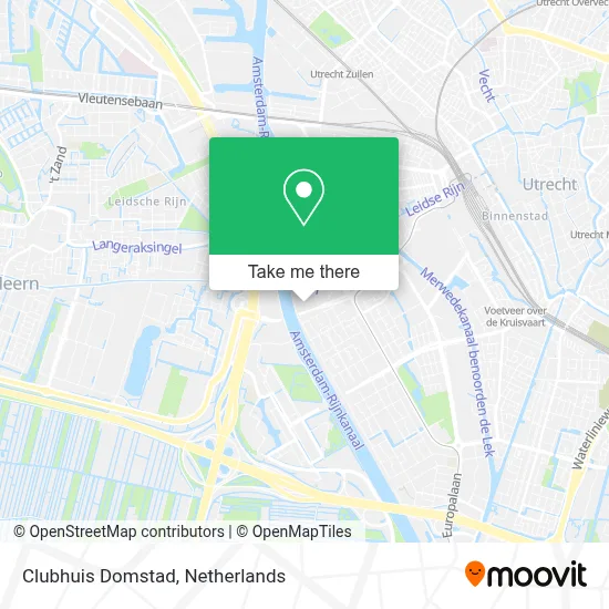 Clubhuis Domstad map