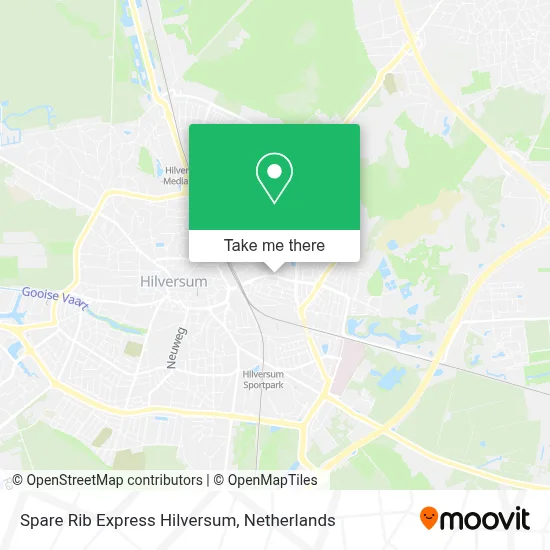 Spare Rib Express Hilversum map