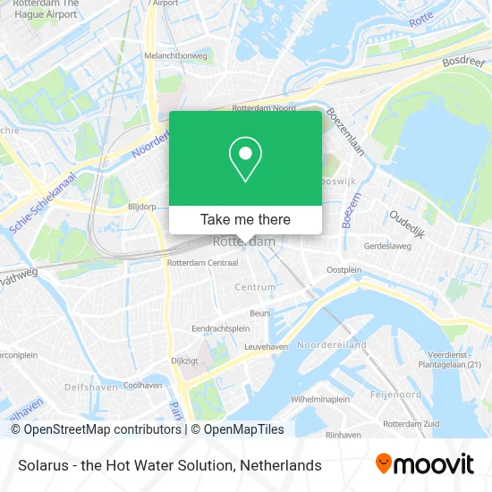 Solarus - the Hot Water Solution map