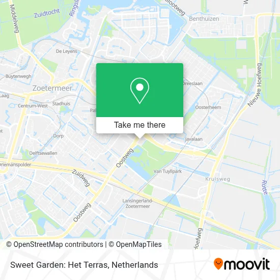 Sweet Garden: Het Terras map