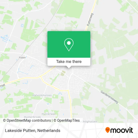 Lakeside Putten map