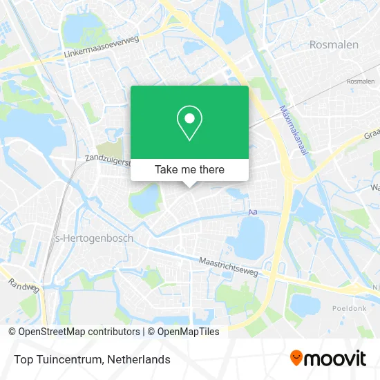 Top Tuincentrum map
