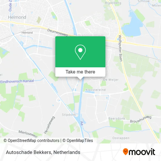 Autoschade Bekkers map