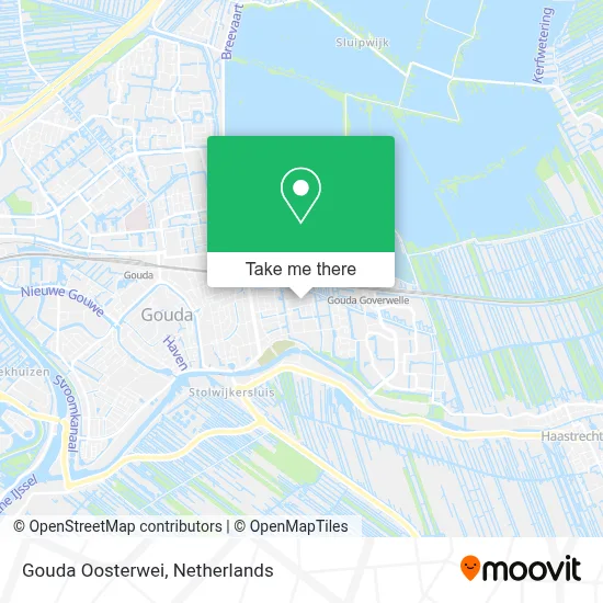 Gouda Oosterwei map