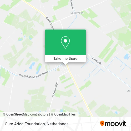 Cure Adoa Foundation map