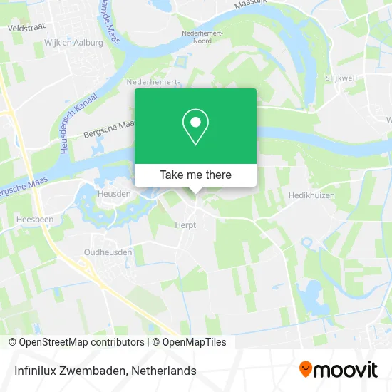 Infinilux Zwembaden map