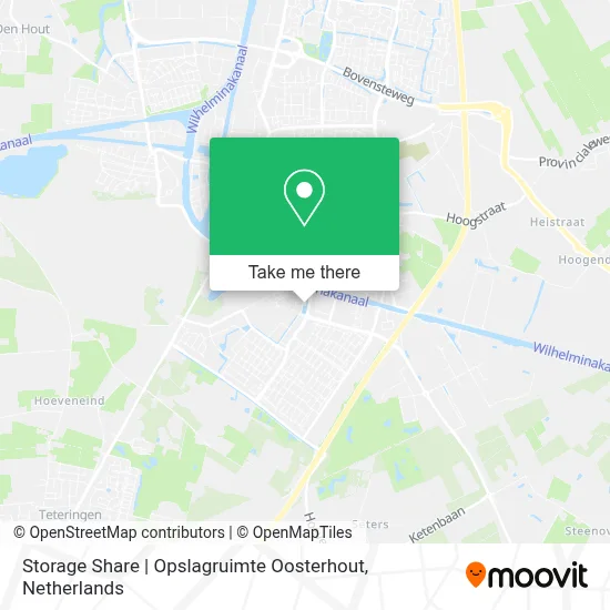 Storage Share | Opslagruimte Oosterhout map