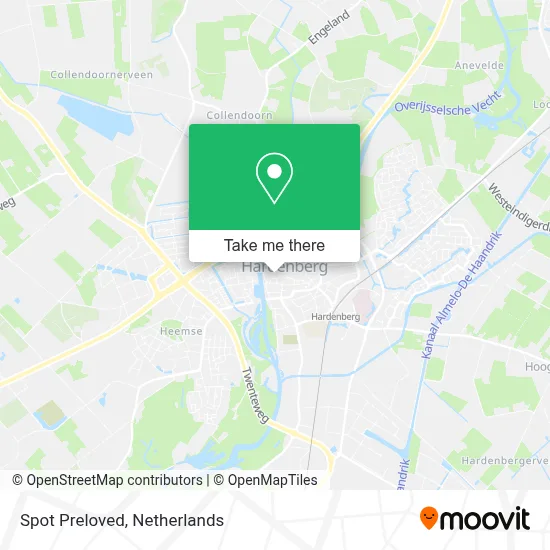 Spot Preloved map