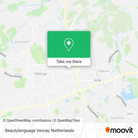 Beautylanguage Venray map