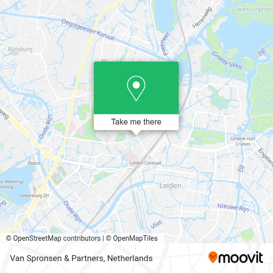 Van Spronsen & Partners map