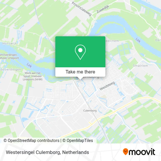 Westersingel Culemborg map