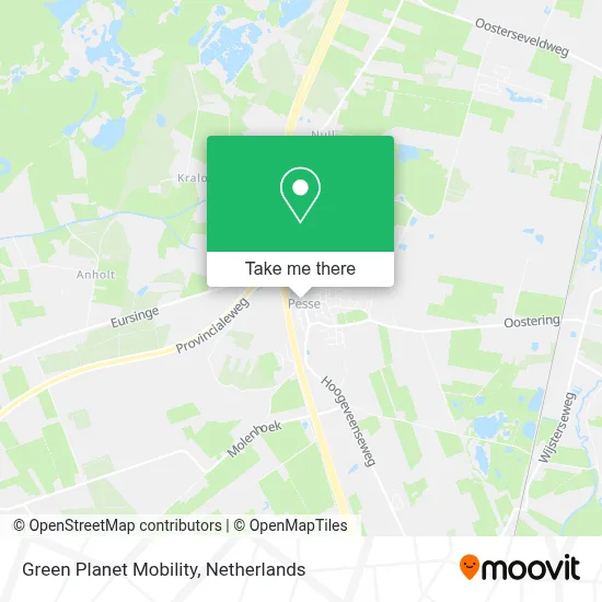 Green Planet Mobility map