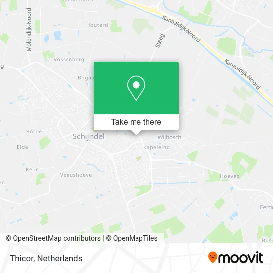 Thicor map