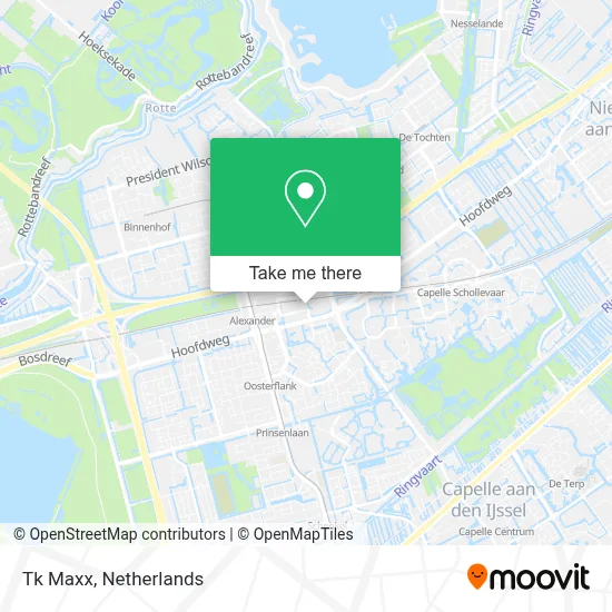 Tk Maxx map