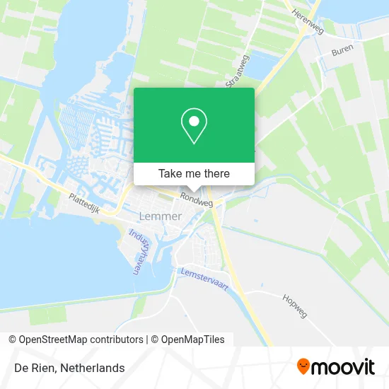 De Rien map