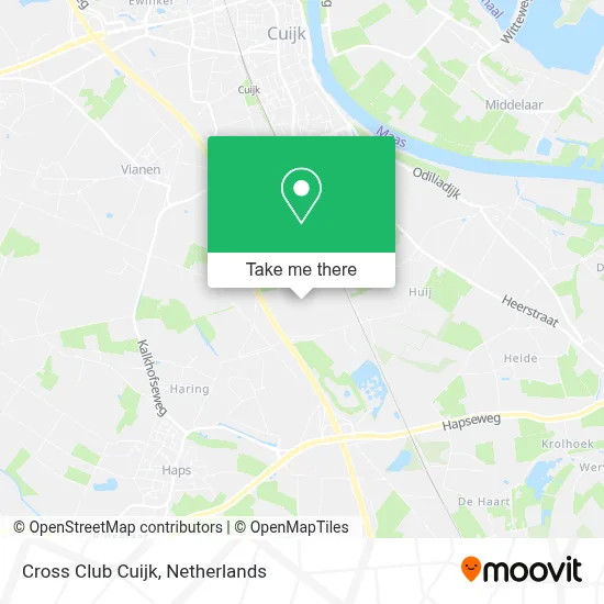 Cross Club Cuijk map